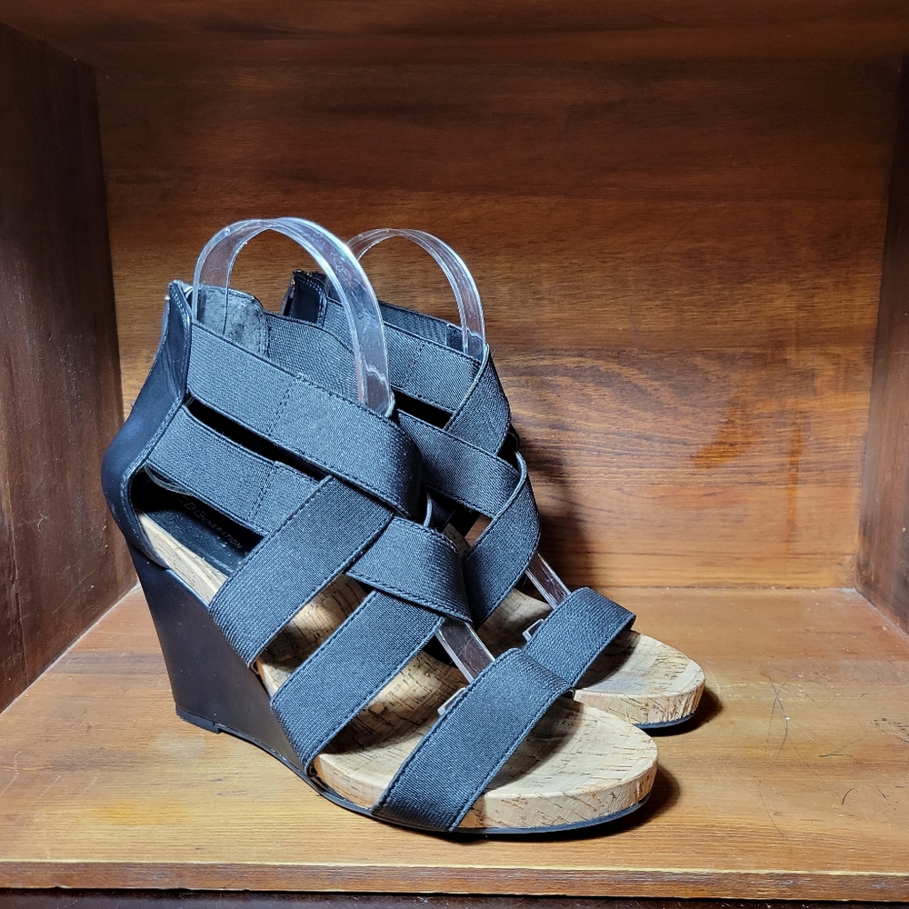 BCBGERATION Bevlea-X Wedge Heel 7